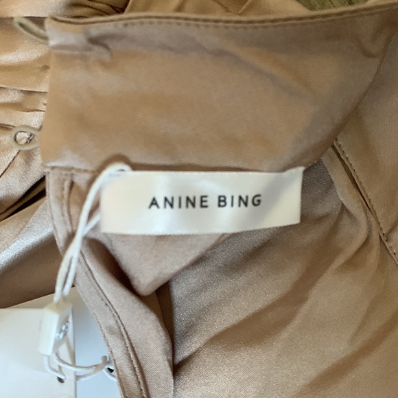 Anine Bing beige long sleeve dress - Picture 9 of 11